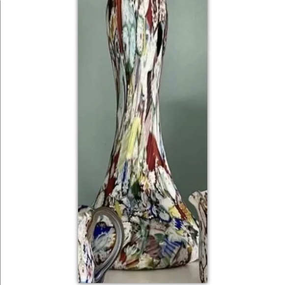 Murano Millefiori Lamp By Fratelli Toso RARE 19” Tall. - Picture 4 of 4